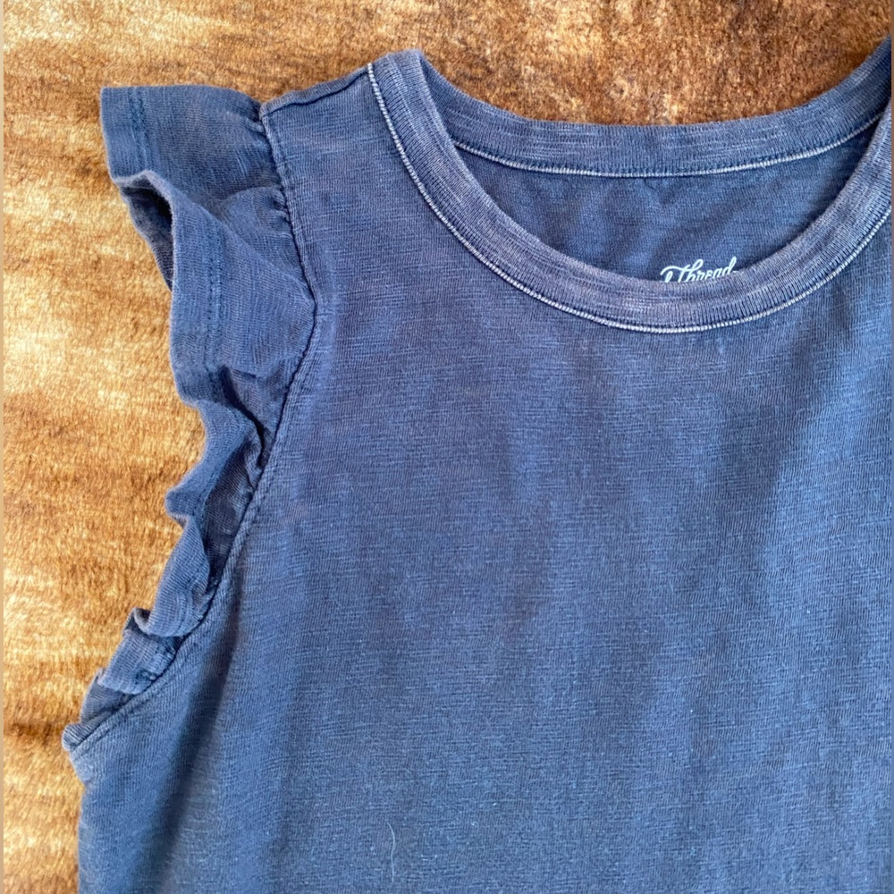 Universal Thread Gray Ruffle sleeve Dress - Picture 3 of 5
